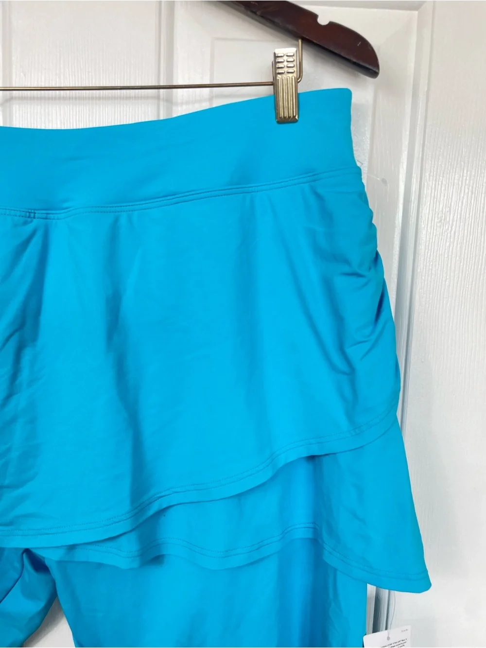 NEW Lands End Modest Swim Skirt Capri Leggings UPF 50 2XL 22/24 Women’s Bathing